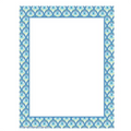 Eureka • Papel con borde decorativo "Blue Harmony Peacock"