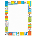 Eureka • Papel con borde decorativo "Dr. Seuss - Shapes"