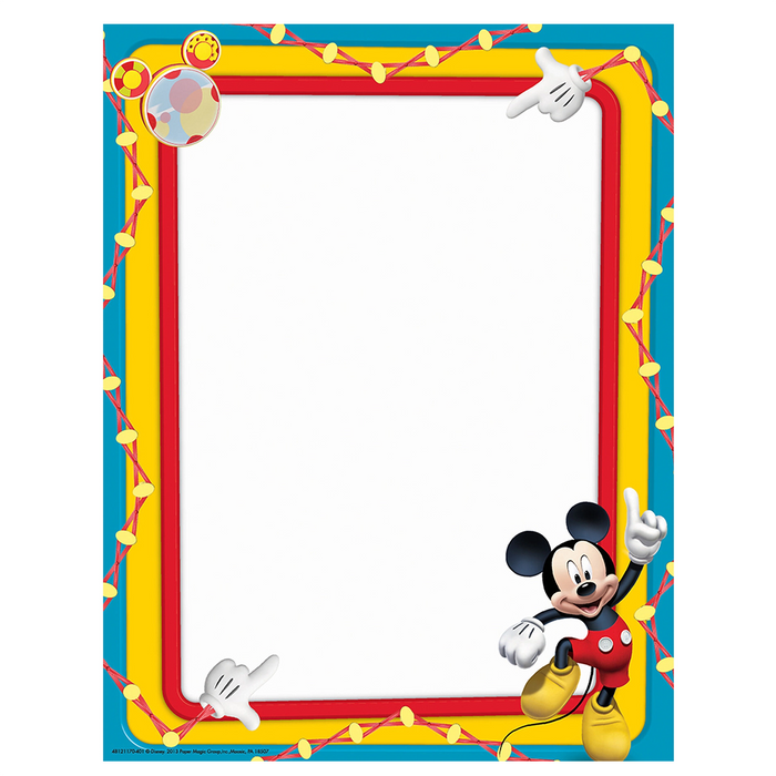 Eureka • Papel con borde decorativo "Mickey Mouse Clubhouse"