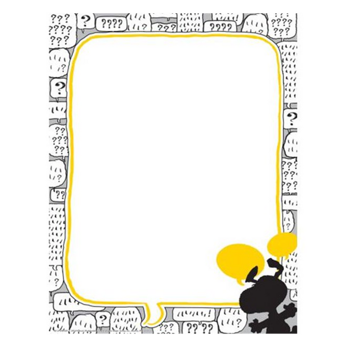 Eureka • Papel con borde decorativo "Peanuts - Touch"