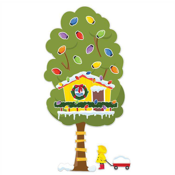 Eureka •  Set decorativo "A Teachable Town - Large Seasonal Tree House"
