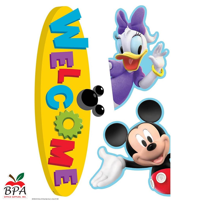 Eureka •  Set decorativo "Mickey Mouse House Club - Welcome - Go Around"