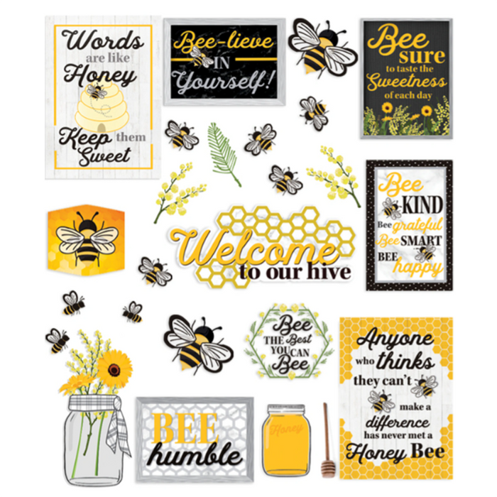 Eureka •  Set decorativo motivacional "The Hive"