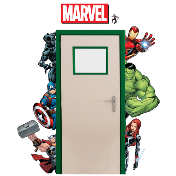 Eureka •  Set decorativo para puerta "Marvel - Go Around"