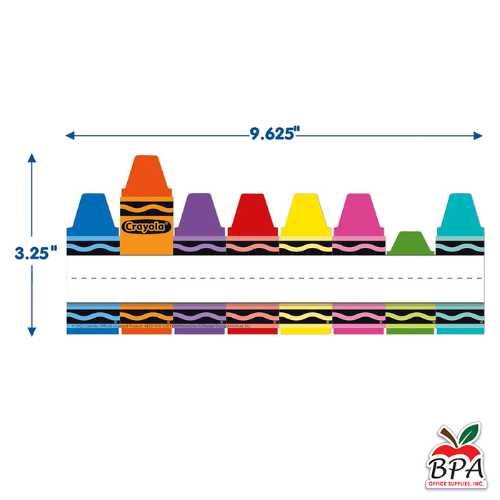 Eureka • Tented Name Plates "Crayola"