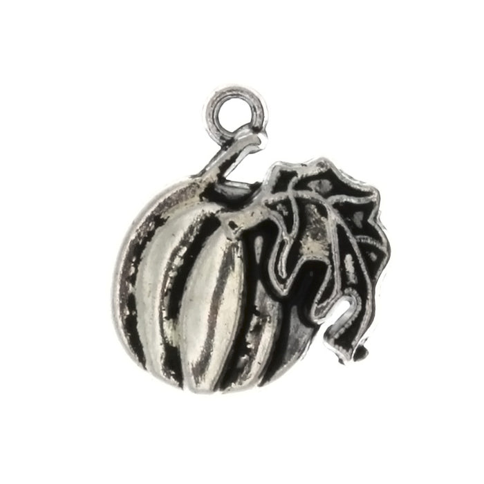 FOOD PUMPKIN 17 X 20 MM PEWTER CHARM