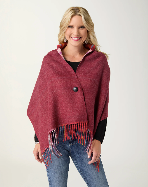 Franca Reversible Button Front Wrap