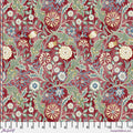 FreeSpirit Fabrics - The Oxford Holiday Collection - Small Wilhelmina - Crimson - PWWM136.CRIMSON - Sold by the Half Yard