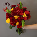 Golden Divine Flower Arrangement Hand - Image