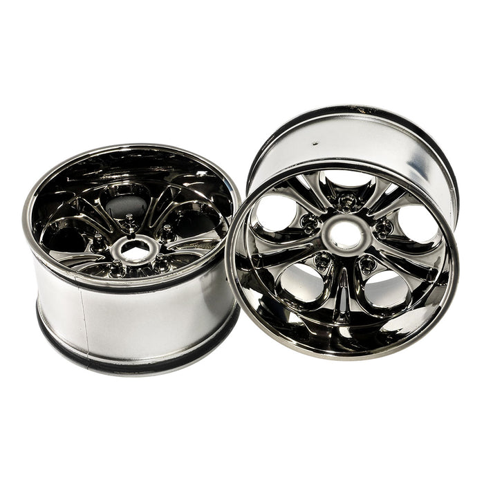 CEN Racing GS287A 7.5 wheel 23mm hex gunmetal chrome 131x80mm 0mm offset