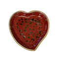 Heart Dish Lg Red