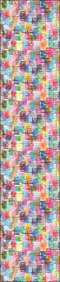 Heart Menorahs Table Runner 14x72
