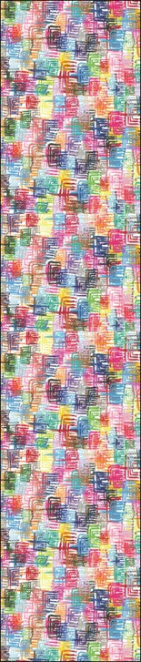 Heart Menorahs Table Runner 14x72