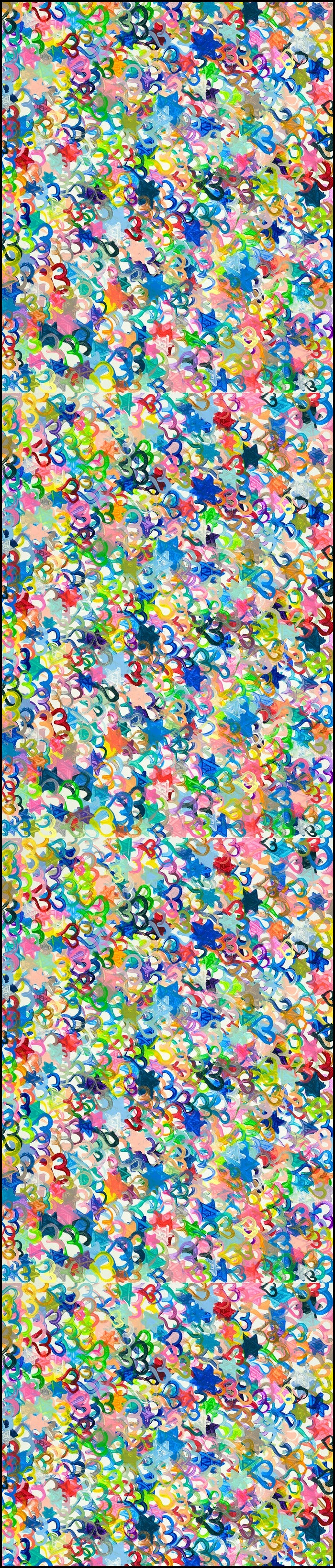 Hearts Magens Table Runner 16x108