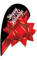 Holiday 3D Mini Teardrop Flag w/ Gator Clip Base