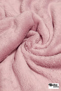 Ice Pink, Classic Double - Velour High Loft Fleece Fabric by Polartec 2nds - Boho Fabrics - Performance Fabrics