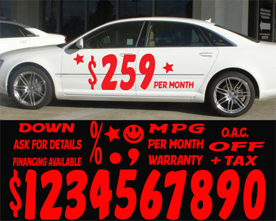 Impact Numbers - Red