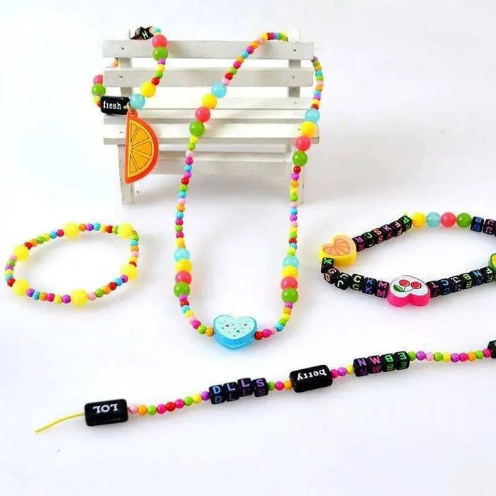Alphabet beads and initial charms for bracelet making