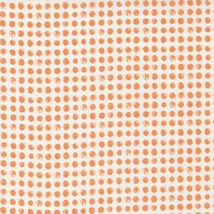 Late October in Vanilla Orange by Moda - 100% Cotton Quilting Fabric - 55594 22 - Boho Fabrics - Quilting Cotton, Woven