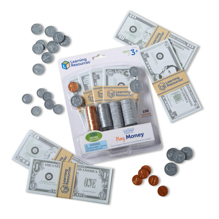 Learning Resources • Play Money (set de 150 piezas)