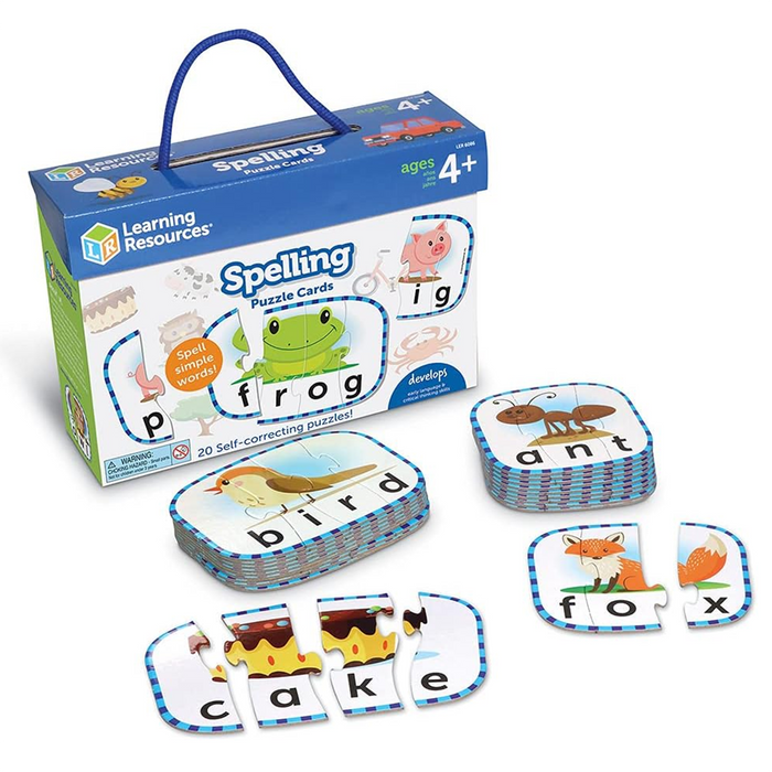 Learning Resources • Spelling Puzzle Cards