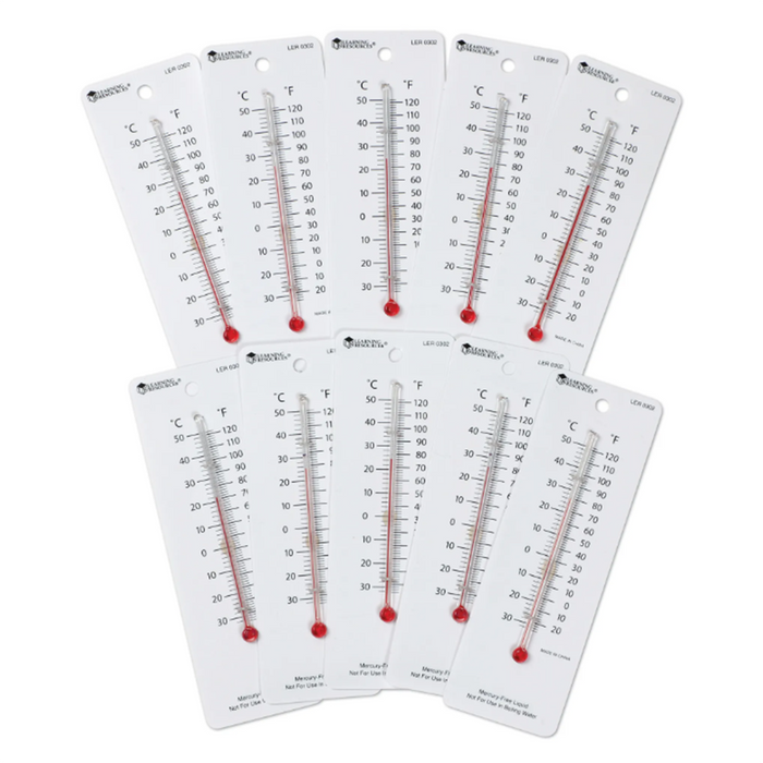 Learning Resources • Student Thermometers (set de 10 unidades)