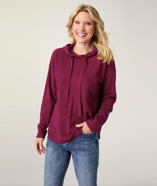 Lightweight Heavenly-Luxe Hooded Sweater