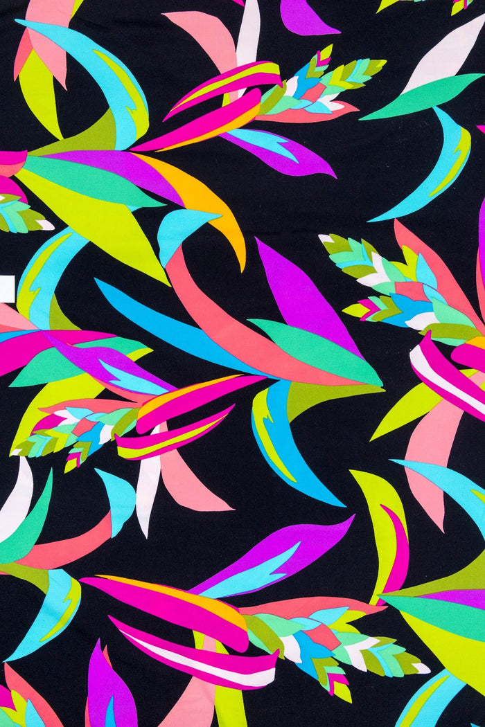 Lisa Frank Jungle, Athletic Knit Fabric - Boho Fabrics - Athletic Knit Fabric