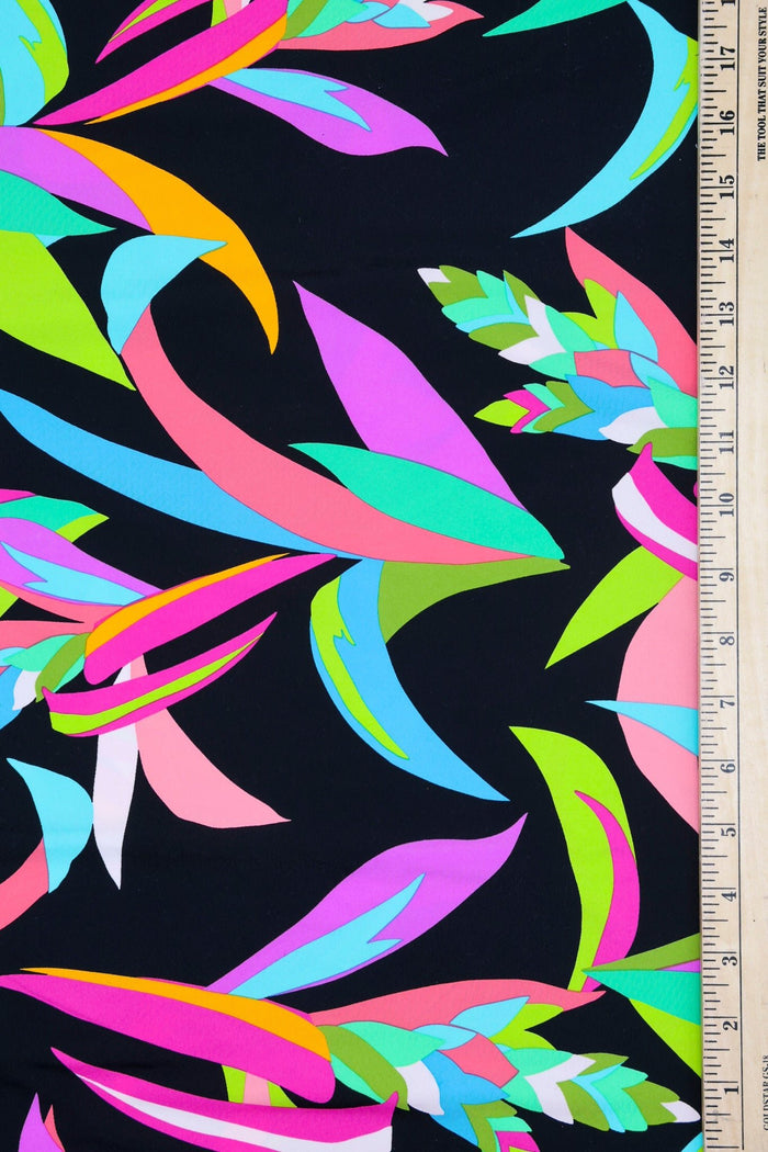 Lisa Frank Jungle, Athletic Knit Fabric - Boho Fabrics - Athletic Knit Fabric