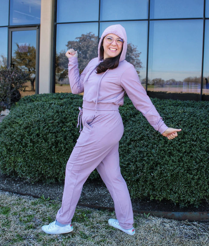 Mauve Haze, Athletic Knit - Boho Fabrics - Athletic Knit Fabric