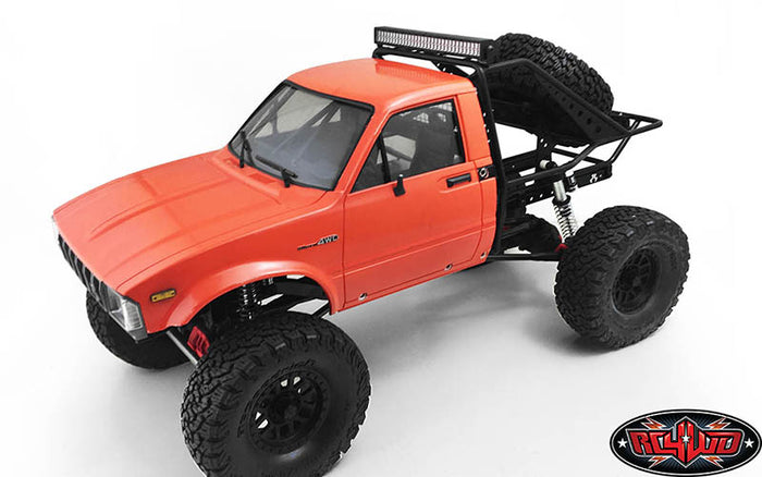RC4WD Metal Rear Bed Style B Mojave cab installed example