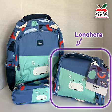Milan • Lonchera Animals Blue