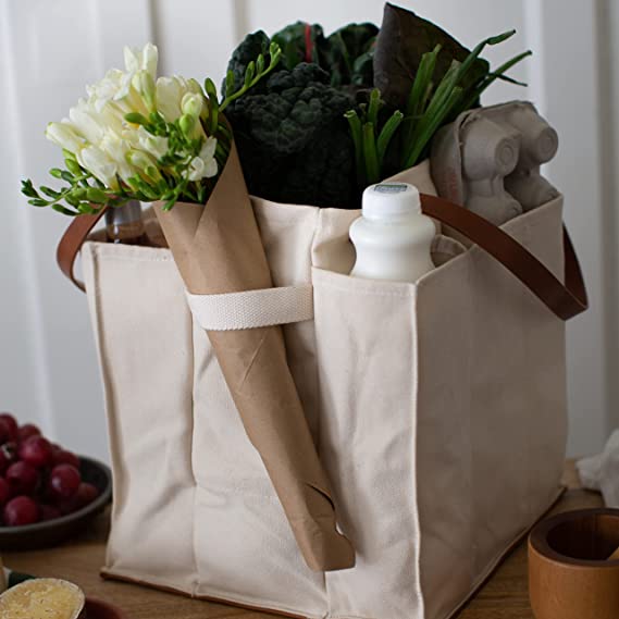 Natural Canvas Market Tote