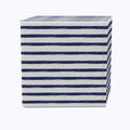Navy brush Stroke Stripe Cotton Napkins