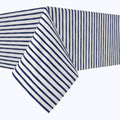 Navy brush Stroke Stripe Cotton Rectangles