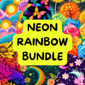 NEON RAINBOW BUNDLE 15 FILES