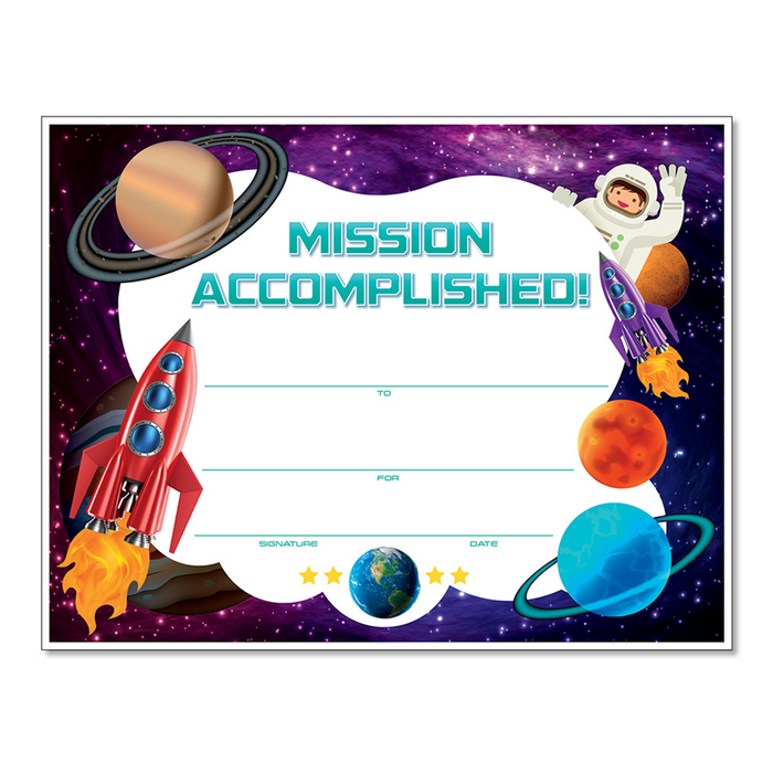North Star • Certificados "Mission Accomplished!"