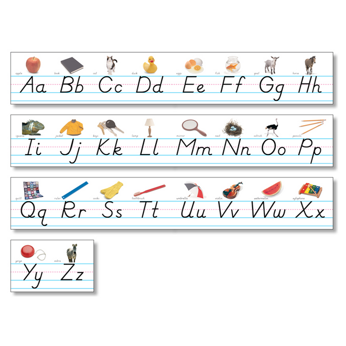 North Star • Set decorativo "Alphabet Lines – Modern Manuscript"