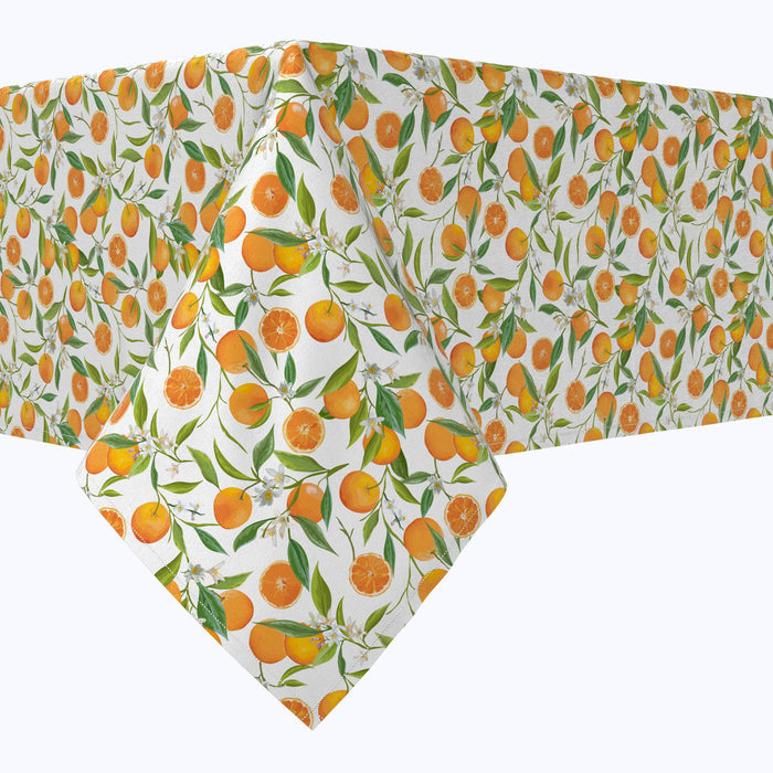 Orange Tree Cotton Rectangles