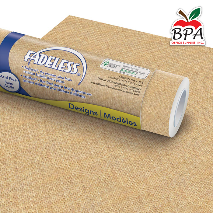 Pacon • Rollo de papel para bulletin board "Fadeless Wicker"