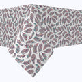Patterned Feathers Cotton Rectangles