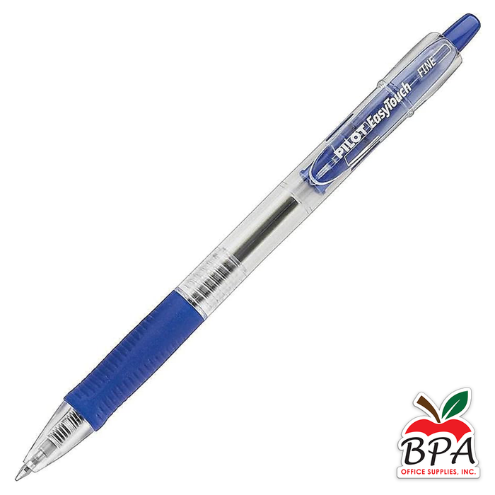 Pilot • Bolígrafo EasyTouch - Fine - Retractable (Azul - 12 unidades)