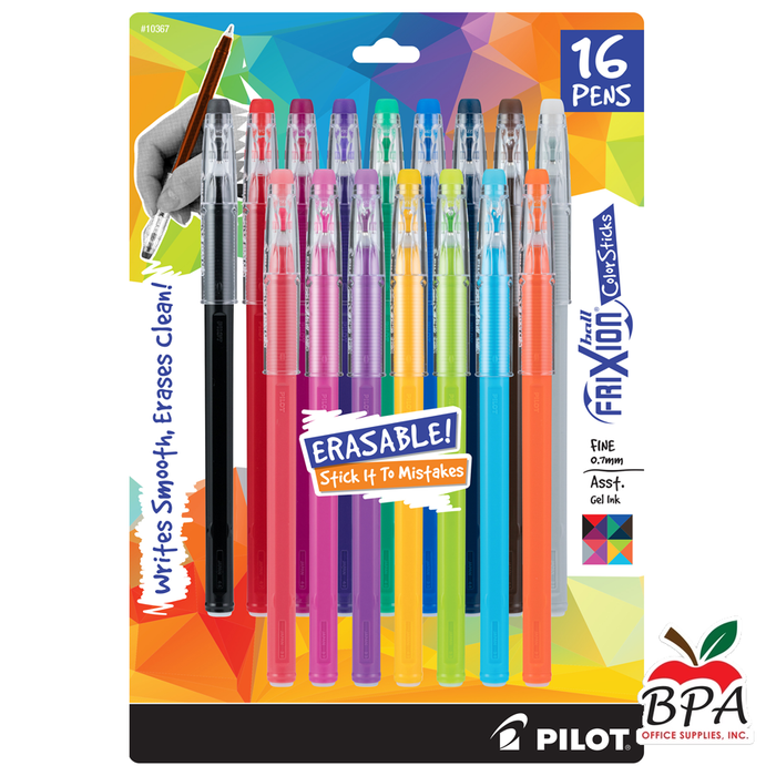 Pilot • Bolígrafos FriXion ColorSticks F  (16pk - Assorted)