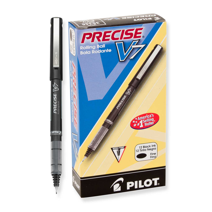 Pilot •  Bolígrafos Precise V7 Fine (Negro)