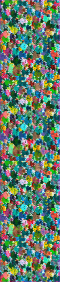 Rainbow Frogs Table Runner 14x72