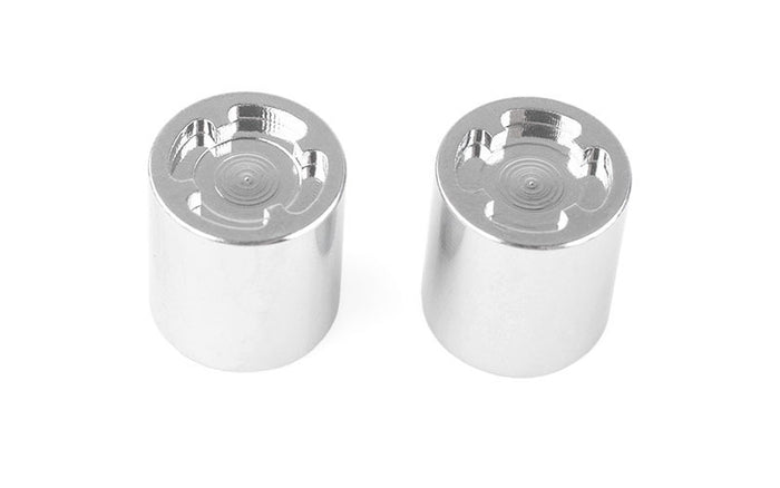 RC4WD 1/10 Scale Rear Hubs (Chrome)