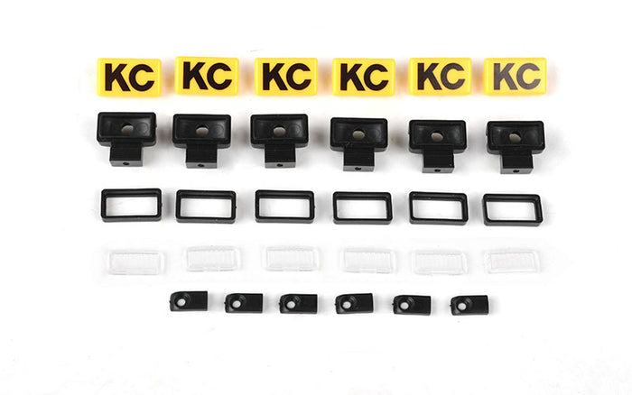 RC4WD KC HiLiTES Rectangle Lights with Covers