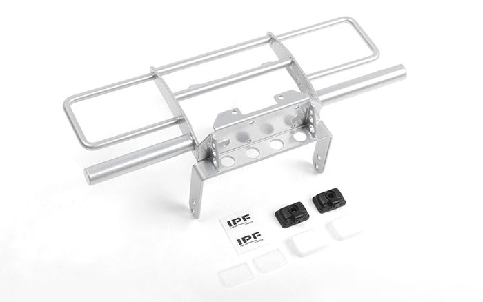 RC4WD Oxer Steel Front Winch Bumper w/IPF Lights for Vanquish VS4-10 Origin Body (Silver)