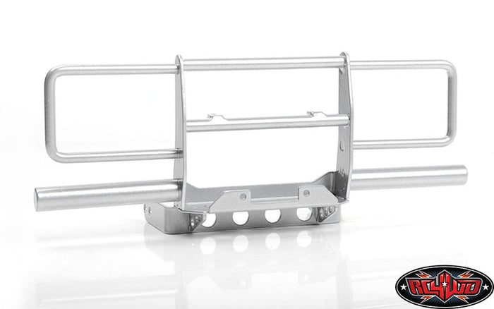 RC4WD Oxer Steel Front Winch Bumper with IPF Lights for Vanquish VS4-10 Origin Body Silver detail