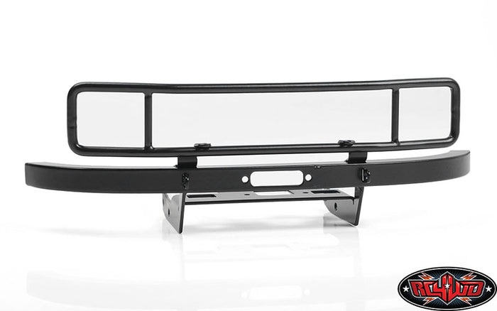 RC4WD Ranch Steel Front Winch Bumper with Lights for Axial SCX10 II UMG10 Black detail